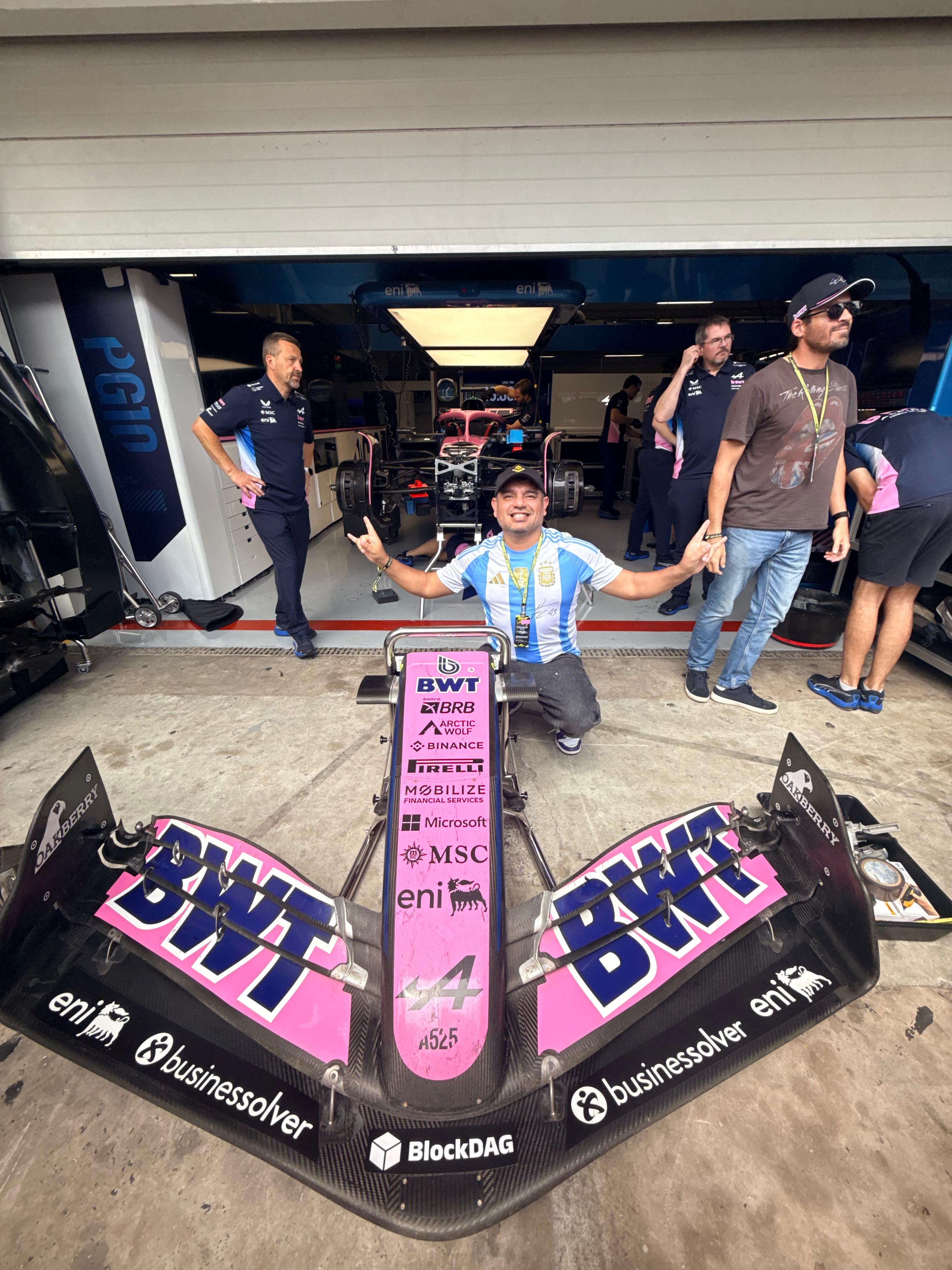 Franlis con Alpine F1